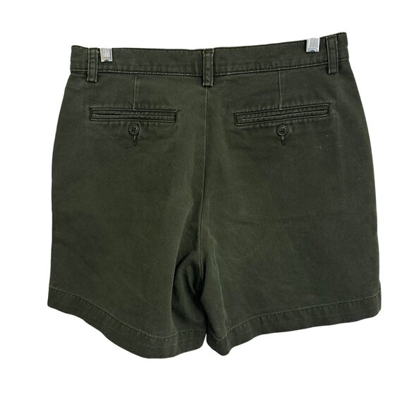 Vintage Polo Jeans Co. Ralph Lauren Green Cotton Womens SZ 8 Button Fly Shorts - Picture 2 of 10